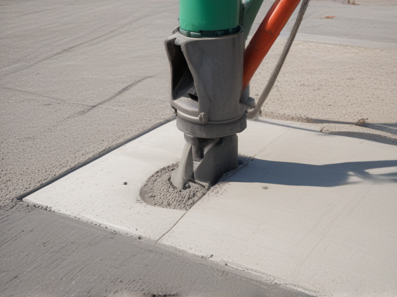 concrete with pump