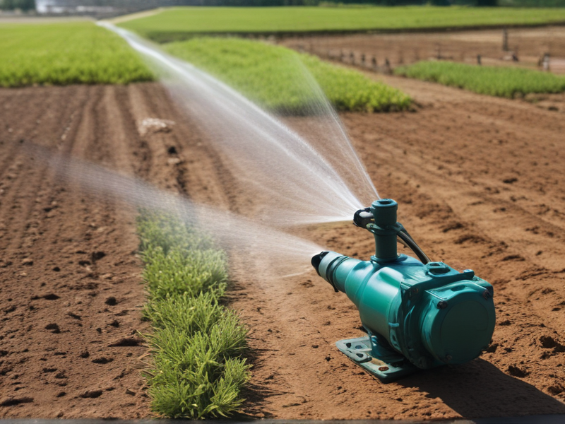 irrigation system with pump