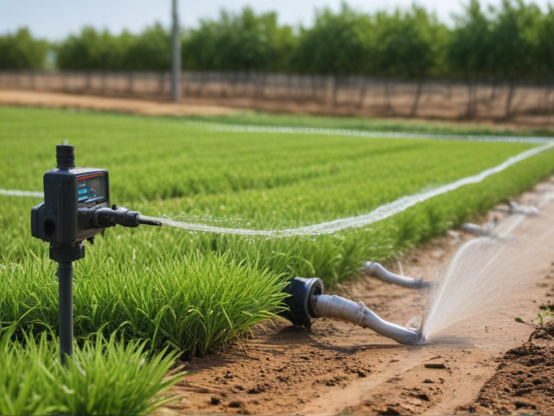 irrigation system with pump