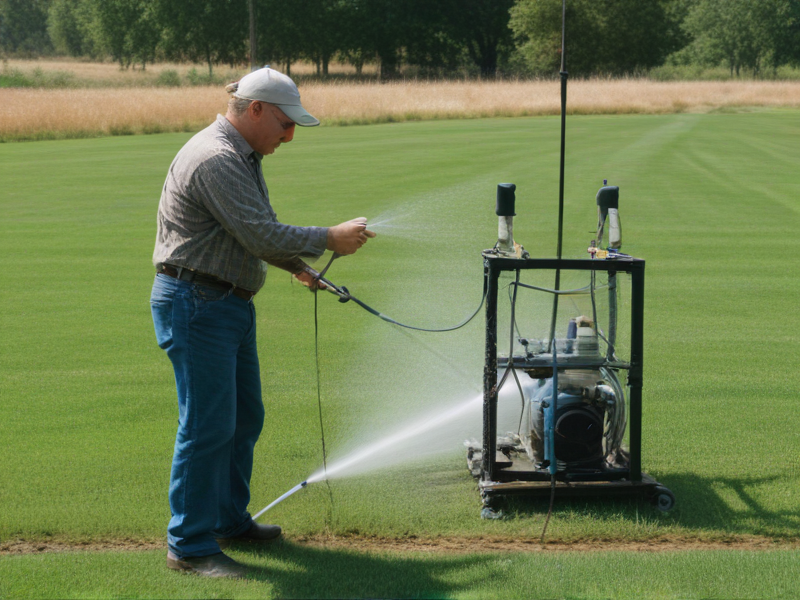 irrigation and pump