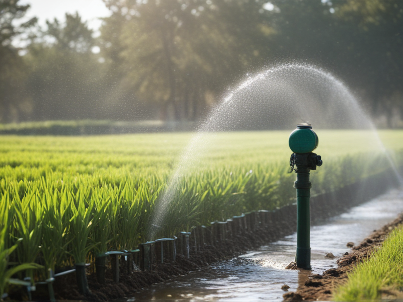 irrigation and pump