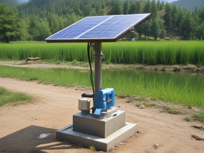 solar power water pump fountain