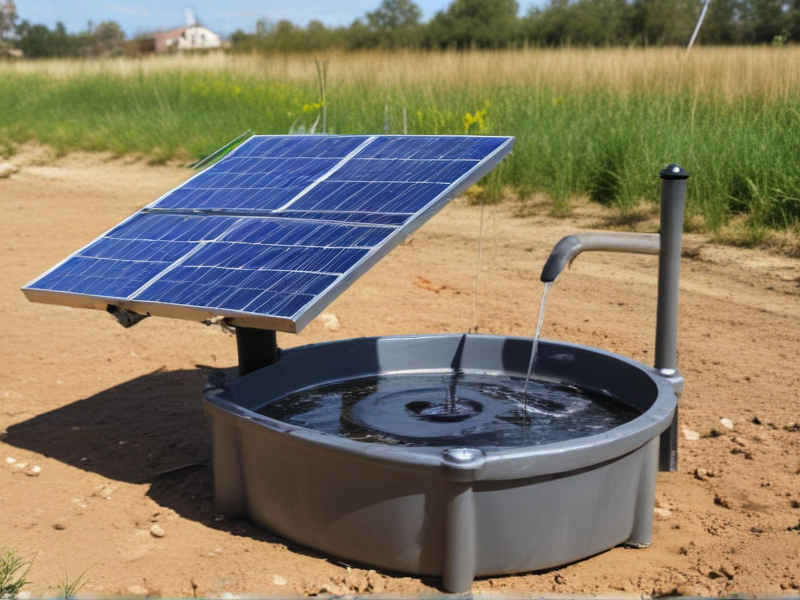 solar power water pump fountain