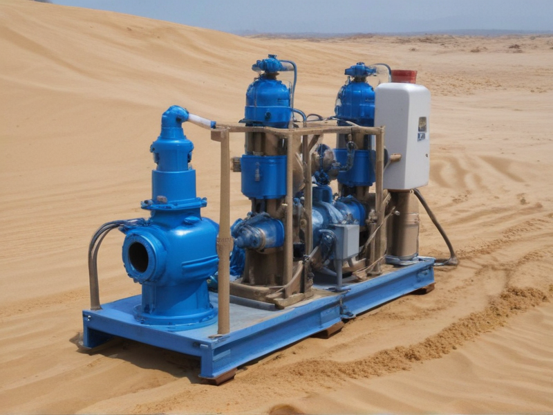 pumping sand