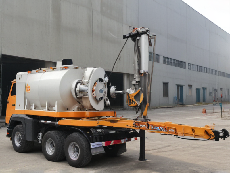 concrete pump on trailer