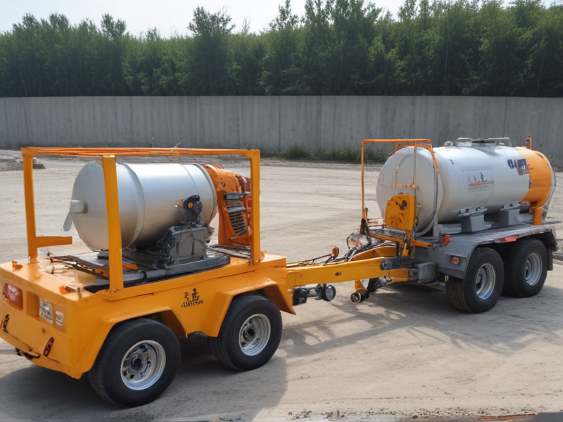 trailer concrete pump