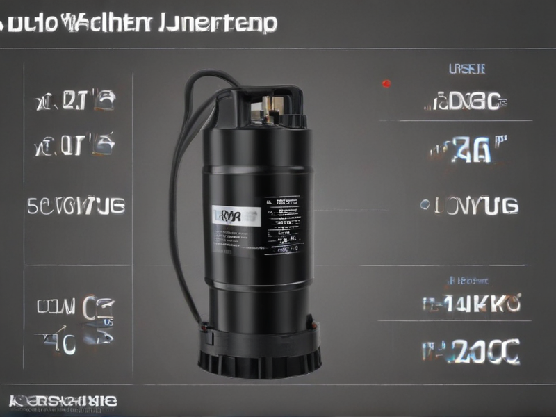 12 volt dc submersible water pump