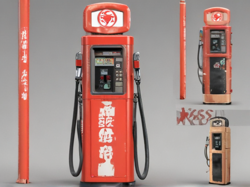 1980s gas pump