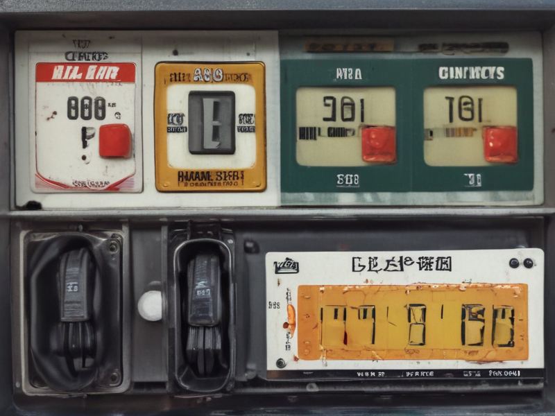 1980s gas pump