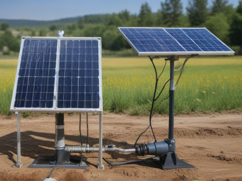 solar panel well pump